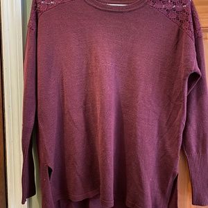 Burgundy sweater